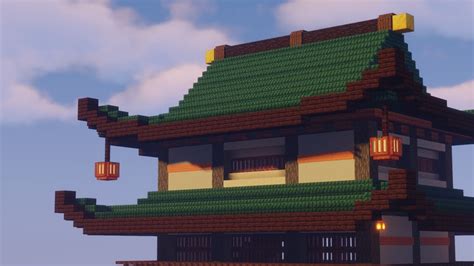 japanese roof minecraft.
